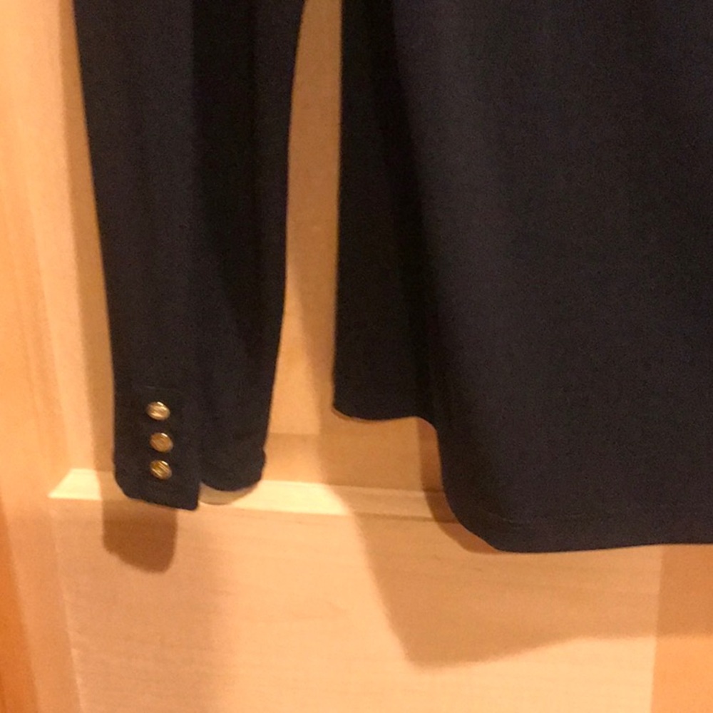New Liz Claiborne Knit Black top - Picture 3 of 7